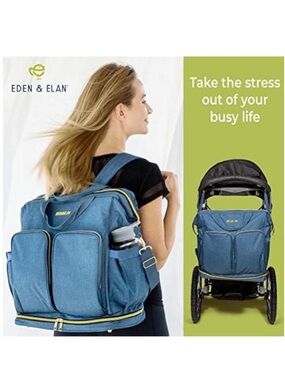 E EDEN & ELAN Diaper Bag Backpack Large Capacity